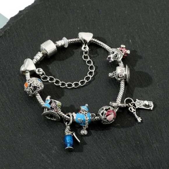 Disney Alice in Wonderland Charm Bracelet - Picture 3 of 5